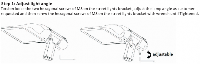 Внешние умные проекты приведенные предохранения от уличных светов 120W на открытом воздухе общественные