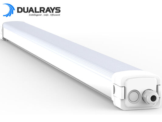 Светодиодный влагозащищенный светильник с DIP-переключателем мощности и цветовой температурой для гибкого управления освещением в паркингах и других условиях