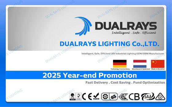 DUALRAYS Europe Stocking LED Triproof Light Отгрузка напрямую из Нидерландов в течение 3 рабочих дней и наслаждайтесь местным послепродажным обслуживанием и ремонтом