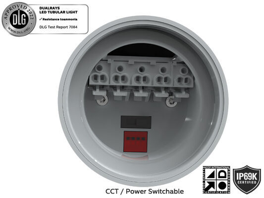Пар пыли воды придает непроницаемость трубки датчика T8 света 160LPW 20W 30W 40W 50W PIR доказательства СИД Tri заменяет