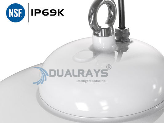 Супермаркет фабрики еды света IP69K IK10 150W 140LPW залива UFO высокий