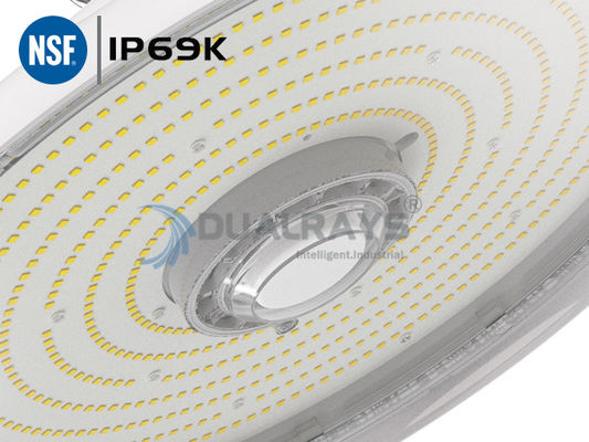 Супермаркет фабрики еды света IP69K IK10 150W 140LPW залива UFO высокий