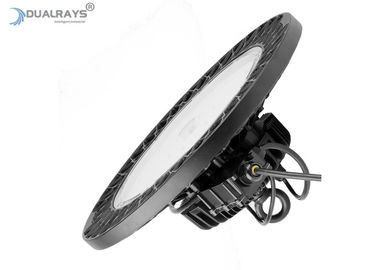 Свет залива СИД UFO снабжения жилищем черноты Dualrays 150W HB5 высокий для Cert RoHS CE выставочного центра