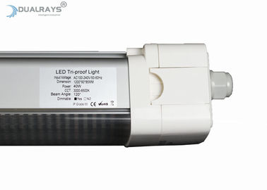 Свет доказательства СИД светильников серии 4ft 40W IP65 IK10 Dualrays D5 Tri для склада и мастерской