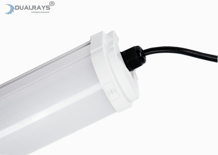Половая доска IP65 света 160LmW доказательства СИД серии 50W 5ft Dualrays D2 тонкая Tri полностью пластиковая для парковки