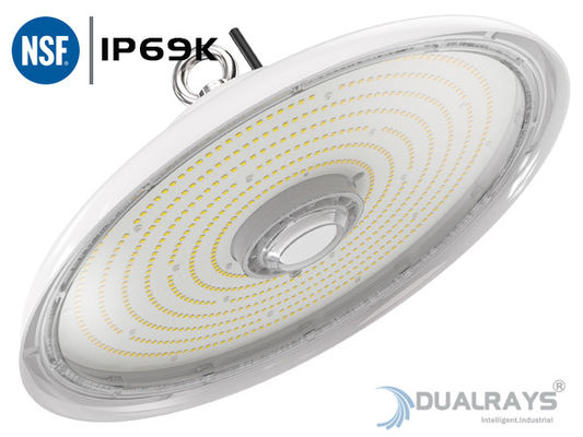 Пищевая промышленность света IP69K IK10 140LPW залива СИД UFO сильного белого снабжения жилищем 100W высокая