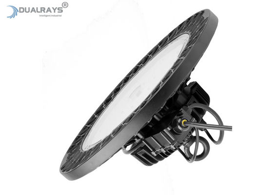 Свет залива СИД UFO снабжения жилищем черноты Dualrays 150W HB5 высокий для Cert RoHS CE выставочного центра